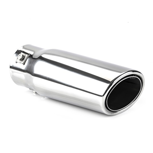 Końcówka tłumika wydechu stal nierdzewna MT 021 chrom AMIO-02352 -zdjęcie numer 1