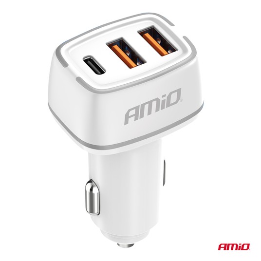 Ład. samoch. 2x USB-A + USB-C 32W -photo number 5