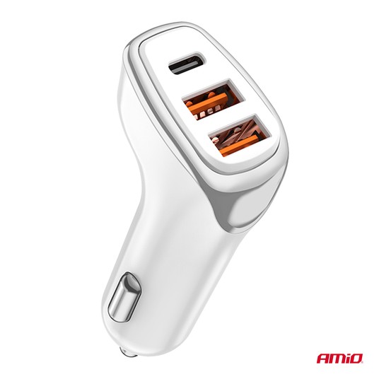 Ład. samoch. 2x USB-A + USB-C 38W -photo number 3
