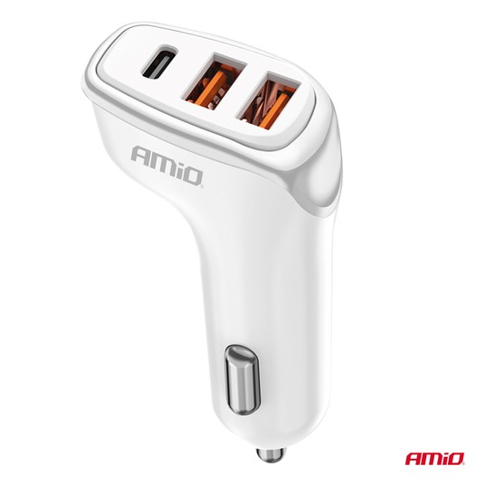 Ład. samoch. 2x USB-A + USB-C 38W -photo number 5