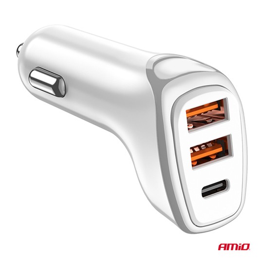 Ład. samoch. 2x USB-A + USB-C 38W -photo number 4