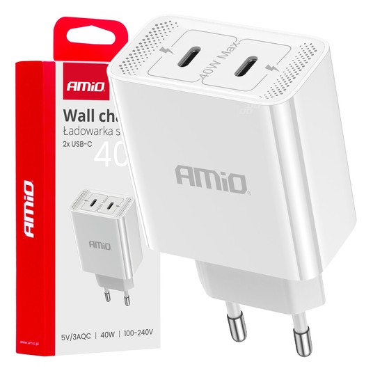 Ład. sieciowa 230V 2x USB-C 40W -photo number 1