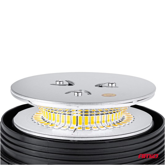 Lampa ostrzegawcza błyskowa kogut 39 LED magnes R65 R10 12V 24V WAR11M AMIO-01500 -zdjęcie numer 6
