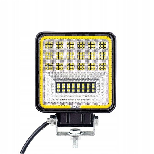 Lampa Robocza 4" 42xSMD3030 +Halo Square 42W -zdjęcie numer 2