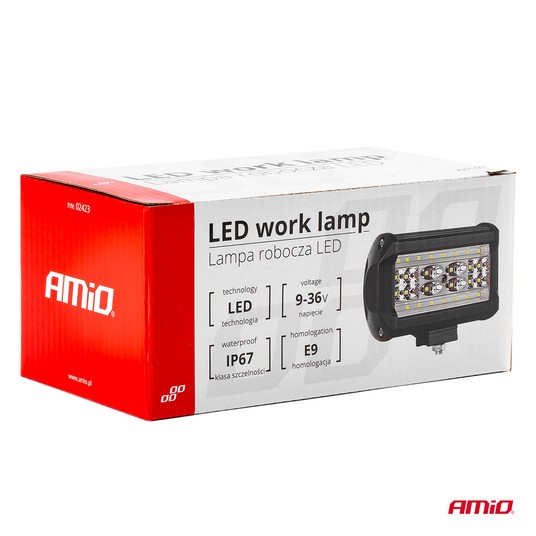 Lampa robocza AWL09 28 LED FLOOD 9-36V -zdjęcie numer 6