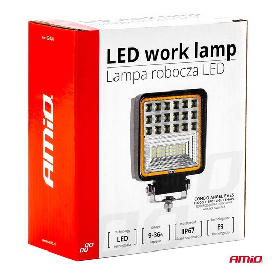 Lampa robocza AWL12 42 LED COMBO (2 funkcje) 9-36V -zdjęcie numer 6