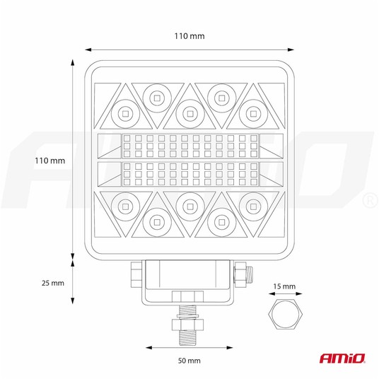 Lampa robocza AWL15 26LED COMBO 9-36V -zdjęcie numer 4