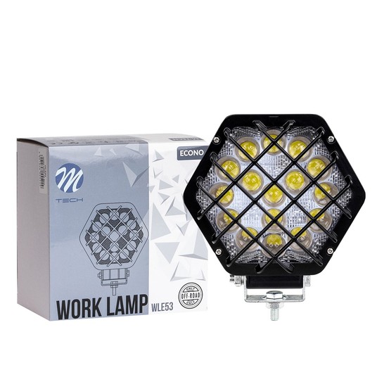 Lampa Robocza ECONO WLE53 - 4" 16x3W Hex 48W 12-30 -photo number 1