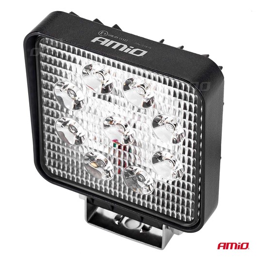 Lampa robocza LED szperacz AWL03 9 LED 12V 24V AMIO-01614 -zdjęcie numer 9