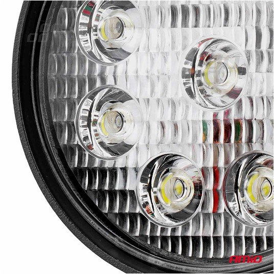 Lampa robocza LED szperacz AWL04 9 LED 12V 24V AMIO-01615 -zdjęcie numer 9