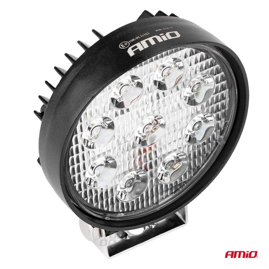 Lampa robocza LED szperacz AWL04 9 LED 12V 24V AMIO-01615 -zdjęcie numer 8