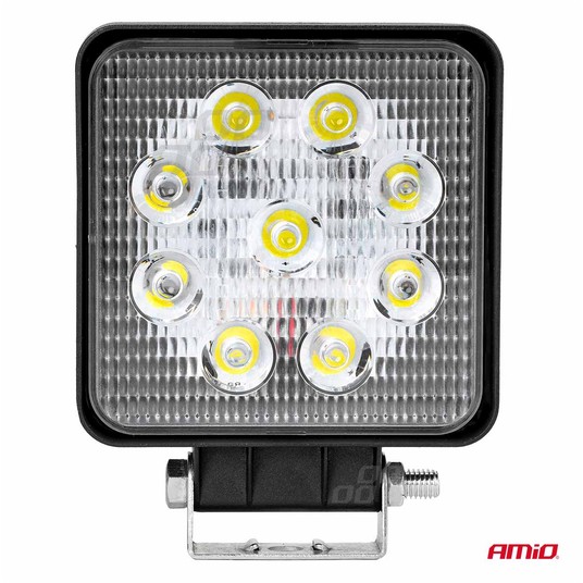 Lampa robocza LED szperacz AWL07 9 LED 12V 24V AMIO-02421 -zdjęcie numer 10