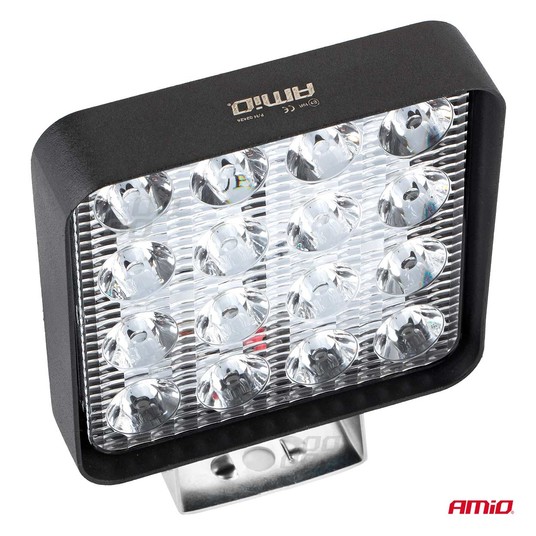 Lampa robocza LED szperacz AWL10 16LED 12V 24V AMIO-02424 -zdjęcie numer 7