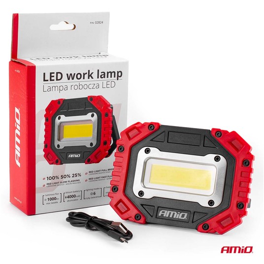 Lampa robocza LED WT14 naświetlacz AMIO-02824 -zdjęcie numer 3