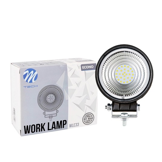 Lampa Robocza M-TECH ECONO 4" 28xSMD3030 - Round 28W 10-30V Flood -zdjęcie numer 1