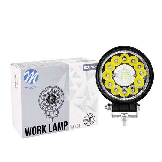Lampa Robocza M-TECH ECONO 4" 33xSMD3030 - Round 33W 10-30V Combo -zdjęcie numer 1