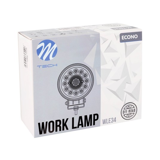 Lampa Robocza M-TECH ECONO 4" 33xSMD3030 - Round 33W 10-30V Combo -zdjęcie numer 3