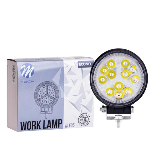 Lampa Robocza M-TECH ECONO WLE35 - 4" 47xSMD3030 - Round 54W 12-30V Combo -zdjęcie numer 1