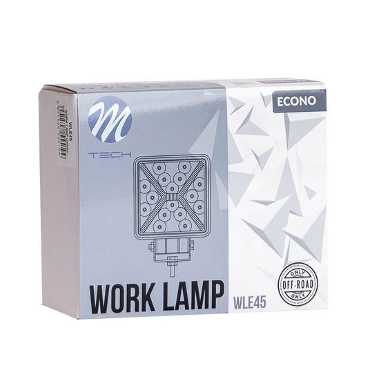 Lampa Robocza M-TECH ECONO WLE45 - 4" 46xSMD3030 - Square 46W 12-30V Combo -zdjęcie numer 2