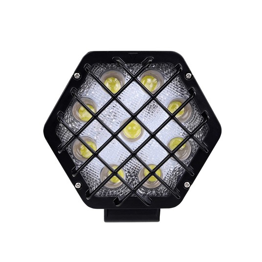 Lampa Robocza M-TECH ECONO WLE52 - 4" 9x3W Hex 27W 12-30V 4D Spot -zdjęcie numer 3