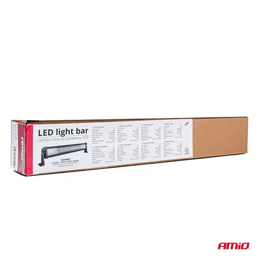 Lampa robocza panelowa LED BAR zakrzywiona 52 cm 9-36V AMIO-03255 AWL44 -zdjęcie numer 2