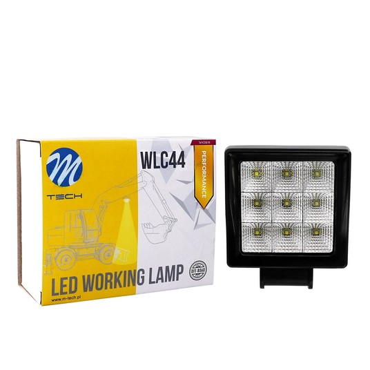 Lampa robocza - Square 9x5W CREE LED 45W 10-32V, flood, Performance Series -zdjęcie numer 1
