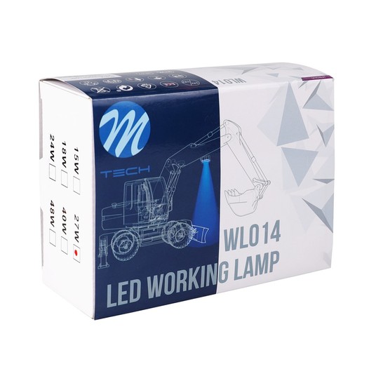 Lampa Robocza - WLO14 - Round 27W flood -zdjęcie numer 5