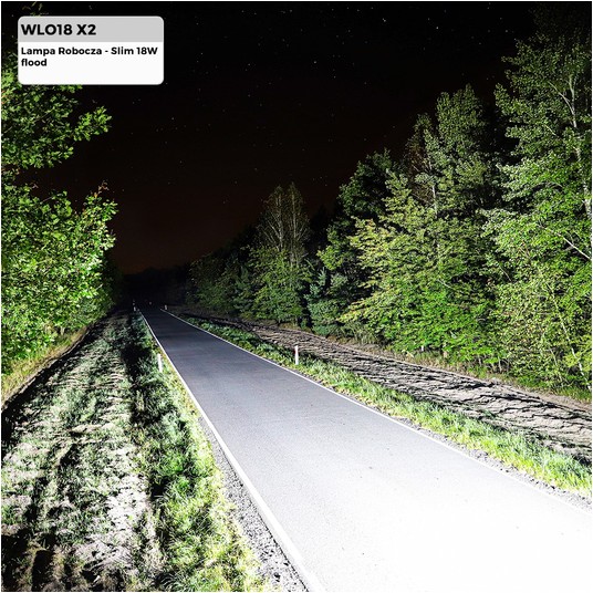 Lampa Robocza - WLO18 - Slim 18W flood -photo number 2