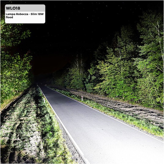 Lampa Robocza - WLO18 - Slim 18W flood -photo number 3