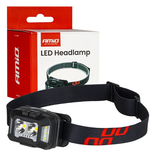 Latarka czołowa aku 2xXPG+10SMD 1800mAh SUP.BRIGHT -photo number 1