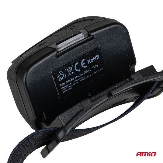 Latarka czołowa aku czujnik ruchu COB 1800mAh -photo number 4