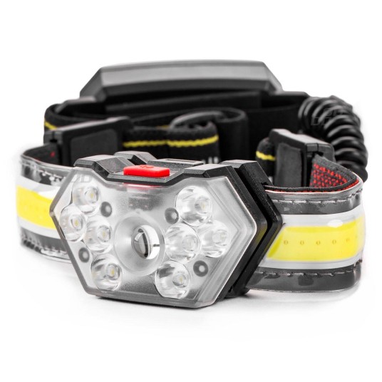 Latarka lampa czołowa LED LH04 AMIO-02826 -zdjęcie numer 1