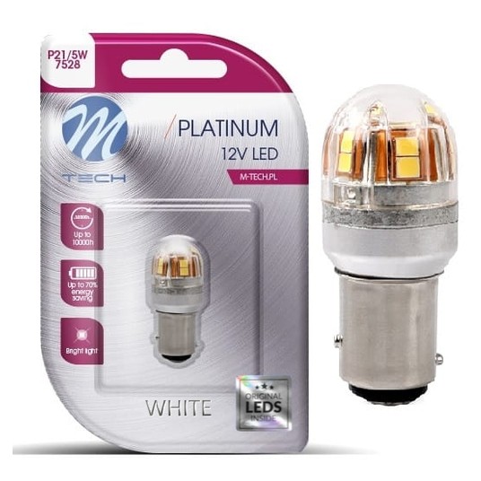 LB827W-01B - BAY15D, 12-24V 15x2835SM Canbus White -photo number 1