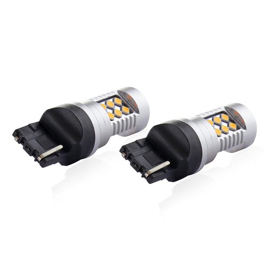 LED CAN 24SMD 3030 T20 7440 WY21W Pomarań.12V/24V -photo number 6