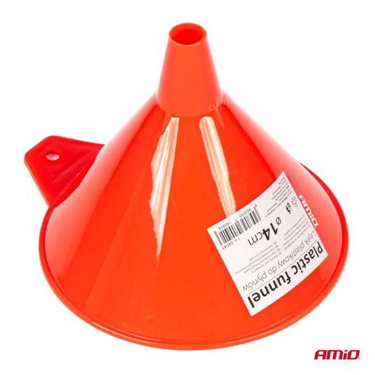 Lejek plastikowy uniwersalny mały do paliwa 14 cm -photo number 1