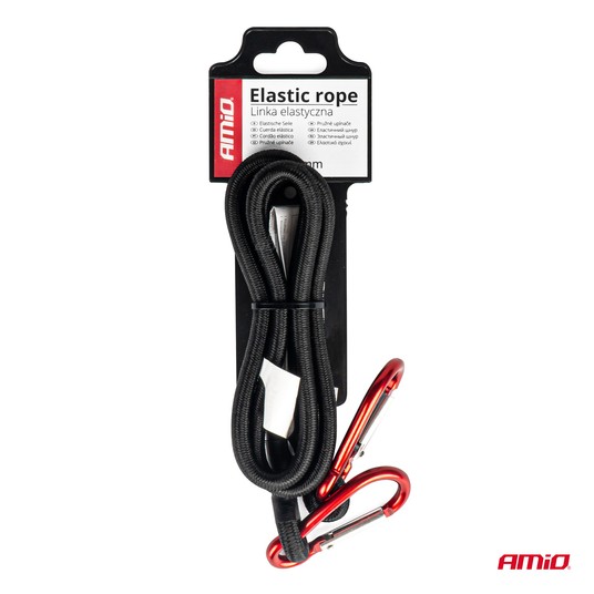 Linka elastyczna guma do mocowania bagażu 100 cm o8 mm BSTRAP-07 AMIO-01152 -zdjęcie numer 2