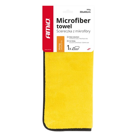 Mikrofibra ręcznik do osuszania samochodu auta 30x40 cm -zdjęcie numer 1