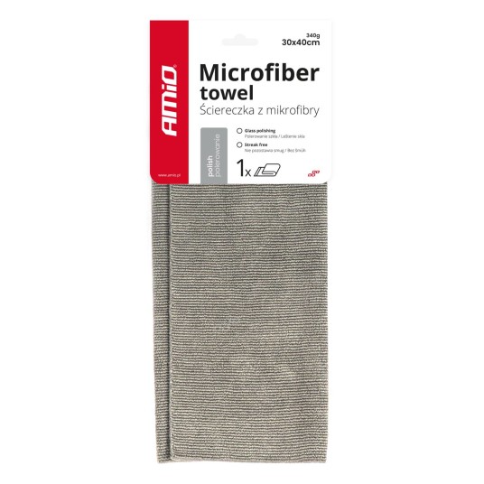 Mikrofibra ściereczka do polerowania samochodu lakieru 30x40 cm -zdjęcie numer 1