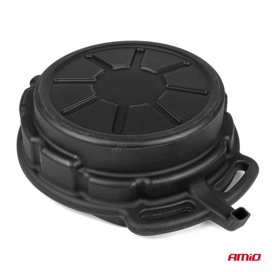 Miska z lejkiem do zlewania oleju spuszczania płynów cieczy zlewarka 16L 56cm AMIO-04053 -zdjęcie numer 2