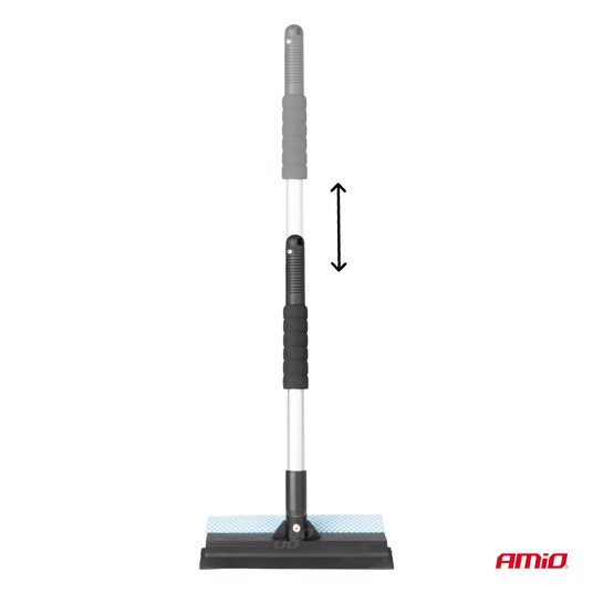 Myjka do szyb okien luster + ściągaczka do wody teleskopowa aluminiowa 46/70 cm AMIO-03854 -zdjęcie numer 3