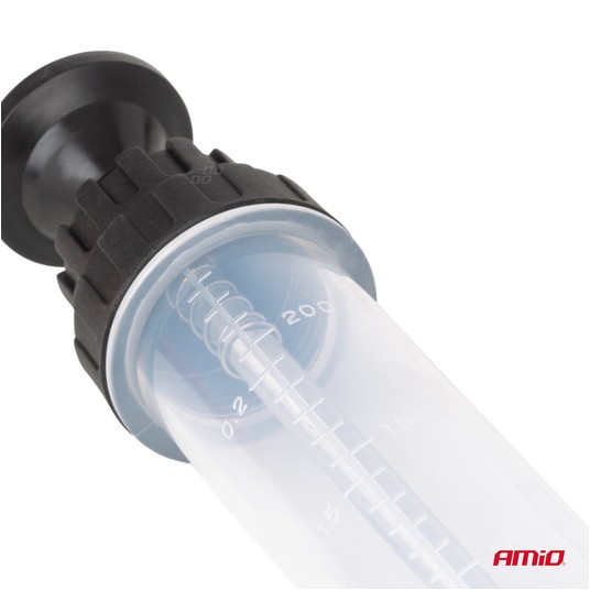Odsysarka strzykawka do płynów oleju cieczy 200ml AMIO-03156 -zdjęcie numer 7
