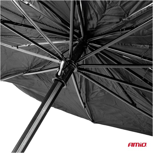 Osłona na szybę 140x79cm przeciwsłoneczna parasol AMIO-02906 -zdjęcie numer 8