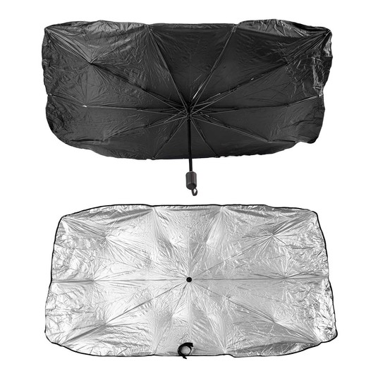 Osłona na szybę 140x79cm przeciwsłoneczna parasol AMIO-02906 -zdjęcie numer 1
