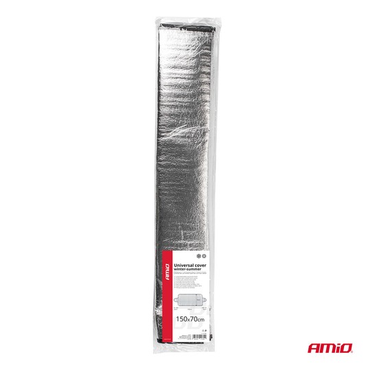 Osłona na szybę 150x70cm przeciwsłoneczna przeciwszronowa AMIO-01389 -zdjęcie numer 5