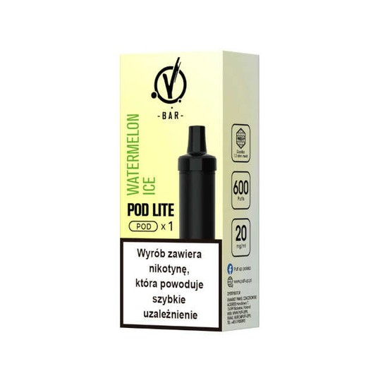 PAP KARTRIDŻ VBAR LITE 20MG.(Watermelon Ice) -photo number 1