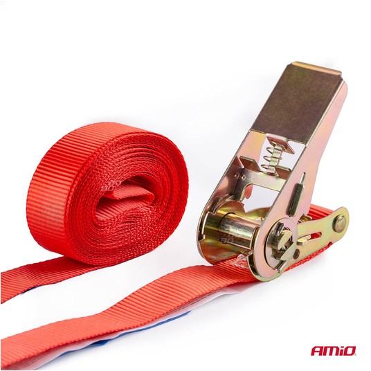 Pas transportowy z napinaczem 500 kg 25 mm 4 m BELT-06 -zdjęcie numer 5