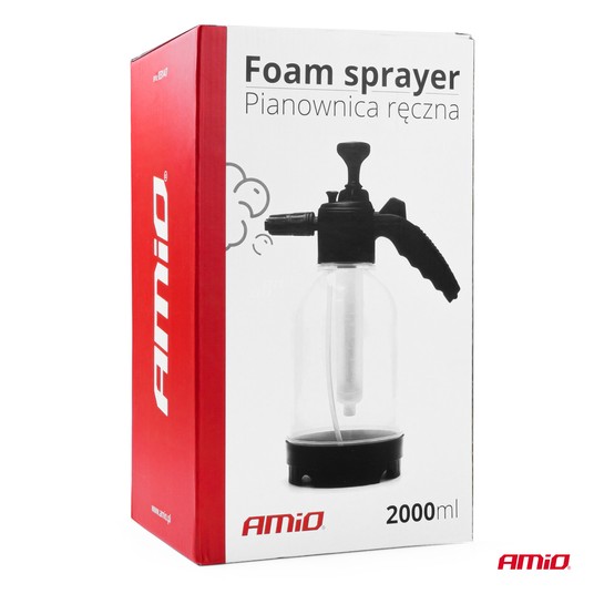 Pianownica ręczna opryskiwacz ciśnieniowy 2L AMIO-03147 -zdjęcie numer 2