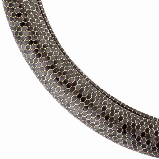 Pokrowiec nakładka na kierownicę samochodową M 37-39cm SWC-37-M AMIO-02810 -zdjęcie numer 2