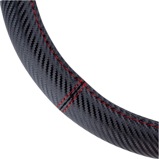 Pokrowiec nakładka na kierownicę samochodową M 37-39cm SWC-38-M AMIO-02811 -zdjęcie numer 2