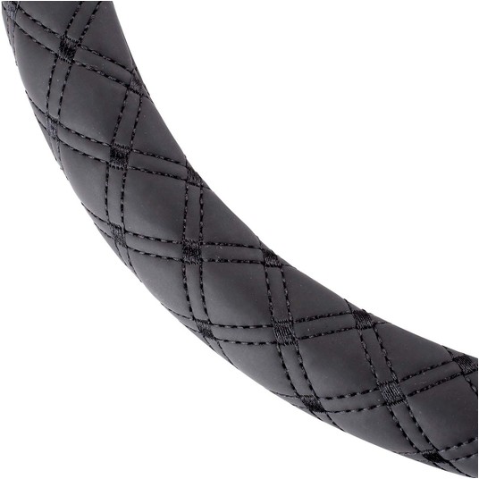 Pokrowiec nakładka na kierownicę samochodową M 37-39cm SWC-41-M AMIO-02814 -zdjęcie numer 2